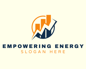 Lightning Energy Graph logo design