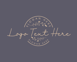 Natural Elegant Business Brand Logo