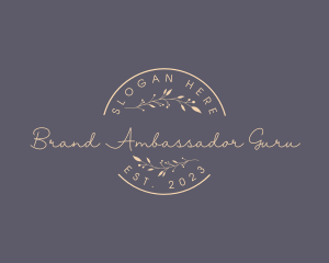 Natural Elegant Business Brand logo design