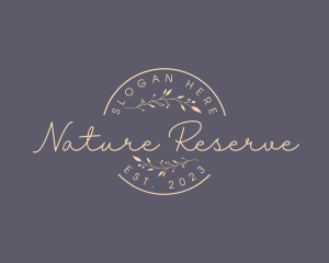 Natural Elegant Business Brand logo design