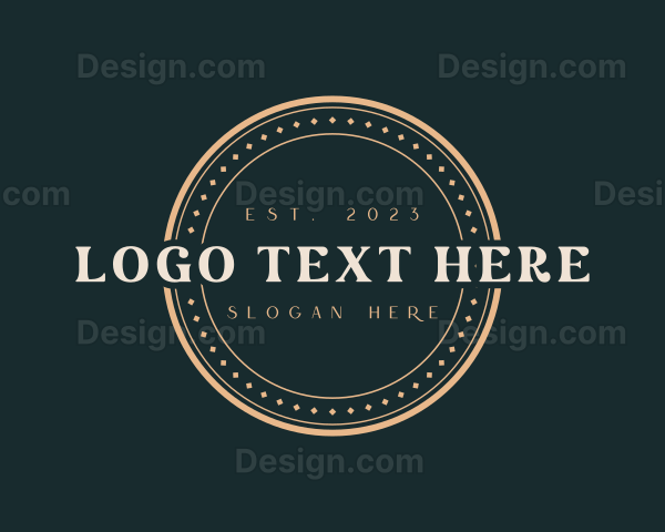 Elegant Round Coin Business Logo