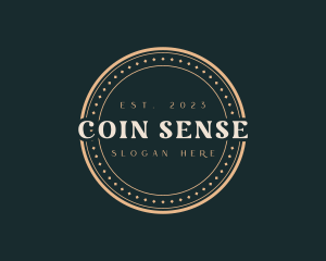 Elegant Round Coin Business logo design