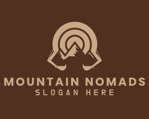 Sun Mountain Excavator logo design