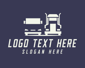 Truck Logistics Vehicle logo