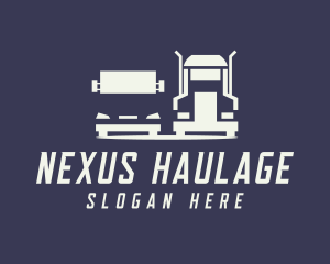 Truck Logistics Vehicle logo design