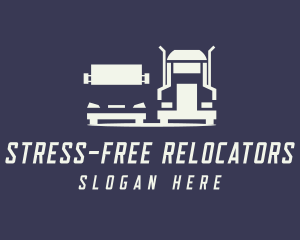 Truck Logistics Vehicle logo design