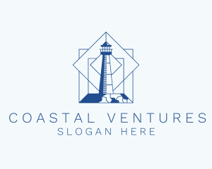 Tower Lighthouse Coast logo design