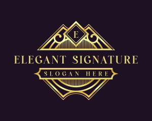 Luxury Decorative Crest logo design