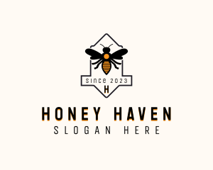 Honey Bee Beekeeper logo design