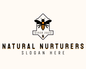 Honey Bee Beekeeper logo design