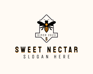 Honey Bee Beekeeper logo design