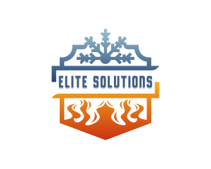Snowflake Cooling Fire Heating logo