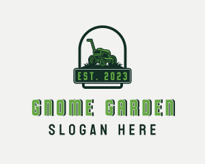 Grass Cutting Gardening logo design