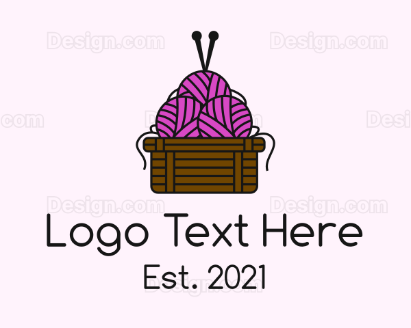 Yarn Ball Basket Logo