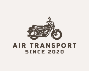 Cool Retro Motorbike logo design