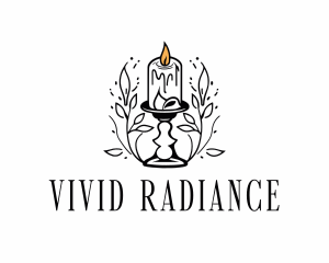 Glow Candle Leaf logo