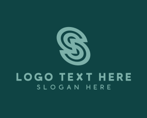 Modern Spiral Company Letter S Logo
