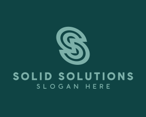 Modern Spiral Company Letter S logo design