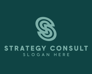 Modern Spiral Company Letter S logo design