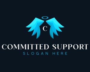 Angelic Healing Support logo design