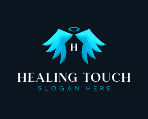 Angelic Healing Support logo design