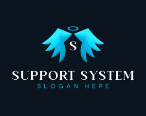 Angelic Healing Support logo design