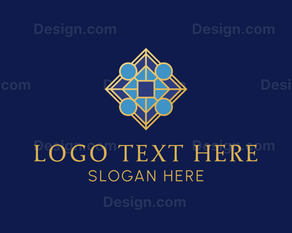 Elegant Geometric Jewelry Logo