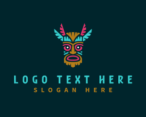Maori Culture Mask logo