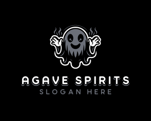 Haunted Ghost Spirit logo design