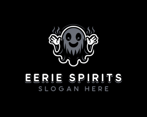 Haunted Ghost Spirit logo design