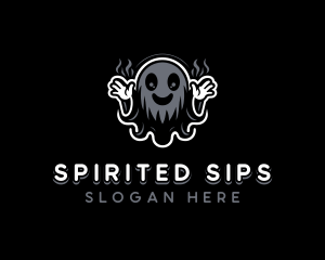 Haunted Ghost Spirit logo design