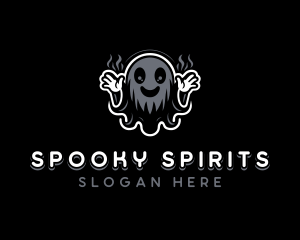 Haunted Ghost Spirit logo design