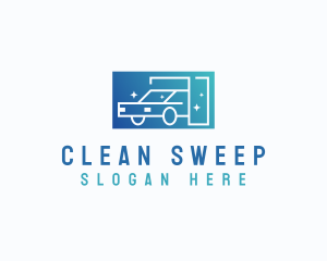 Sparkle Car Wash Cleaning logo design