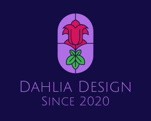 Stained Glass Rose logo