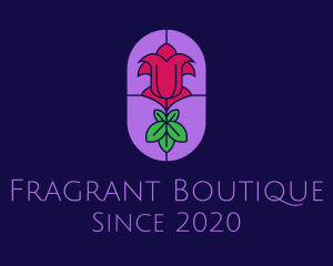 Stained Glass Rose logo
