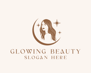 Moon Woman Skincare logo design