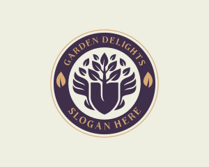 Shovel Garden Landscaping logo design