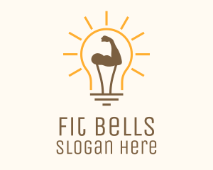 Muscle Bulb Fitness Gym logo design