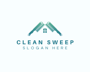 Clean Brush Housekeeper logo design