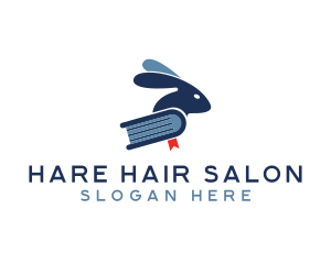 Rabbit Blue Book logo design