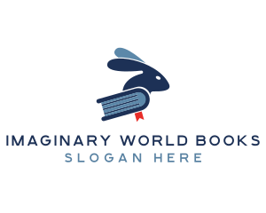 Rabbit Blue Book logo design