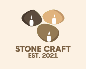 Stone Candle Spa logo design