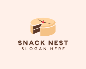 Cake Dessert Timer  logo design