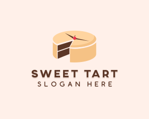 Cake Dessert Timer  logo design