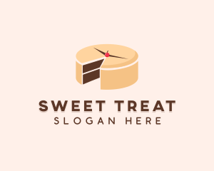 Cake Dessert Timer  logo design