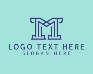 Generic Outline Letter M Company logo