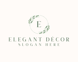 Floral Decor Watercolor logo design