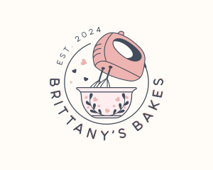 Baker Baking Mixer logo design