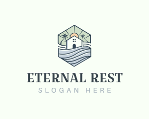 Real Estate Vacation Cabin logo design