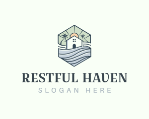 Real Estate Vacation Cabin logo design